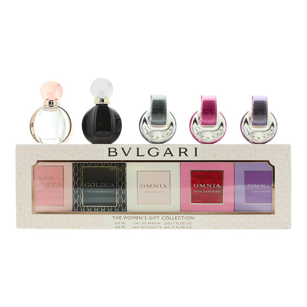 香水(女性用) BVLGARI Omnia Miniature Set 5ml x 5 Bvlgari Mini Set for Women – Parfum Gallerie