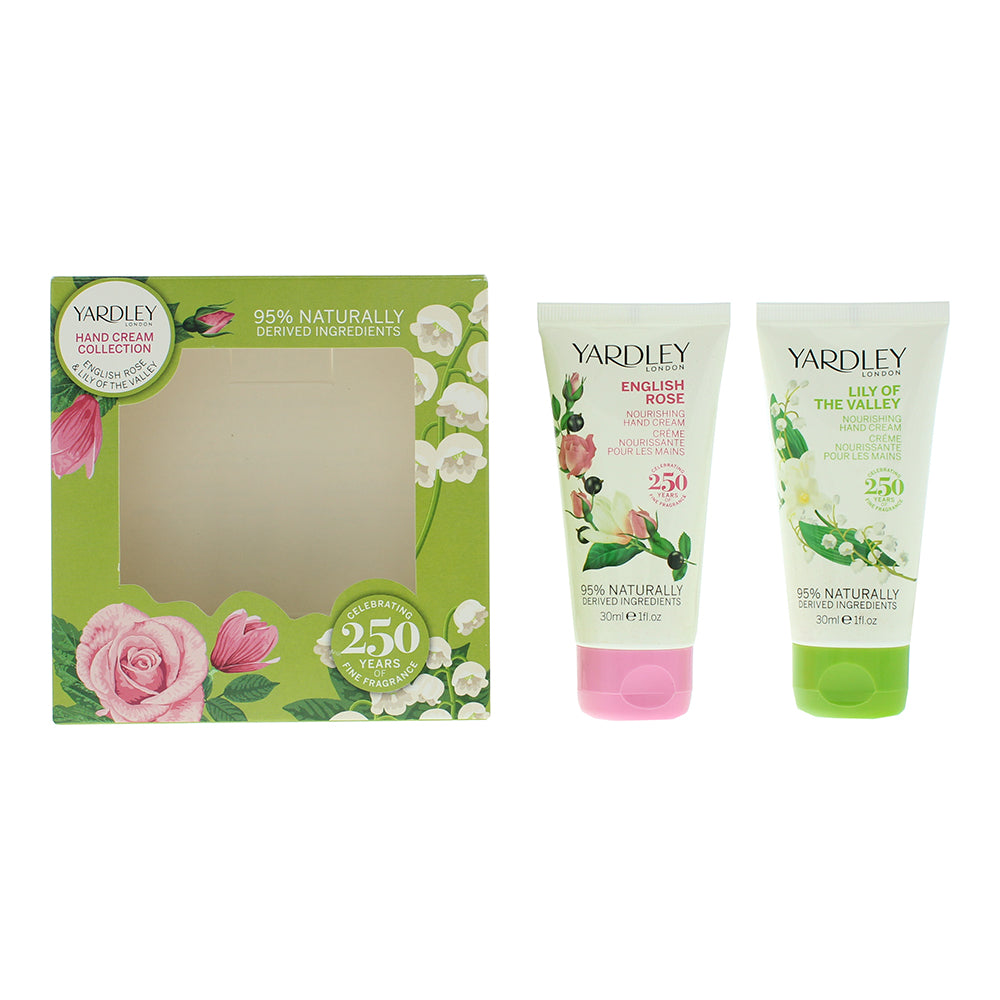 Yardley Hand Cream Duo Set: English Lavender 50ml - English Rose 50ml