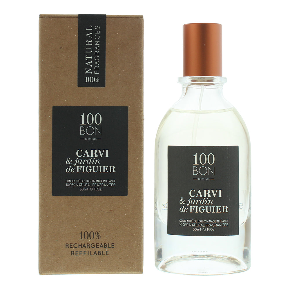 100 Bon Carvi & Jardin De Figuier Concentré Refillable Eau de Parfum 50ml