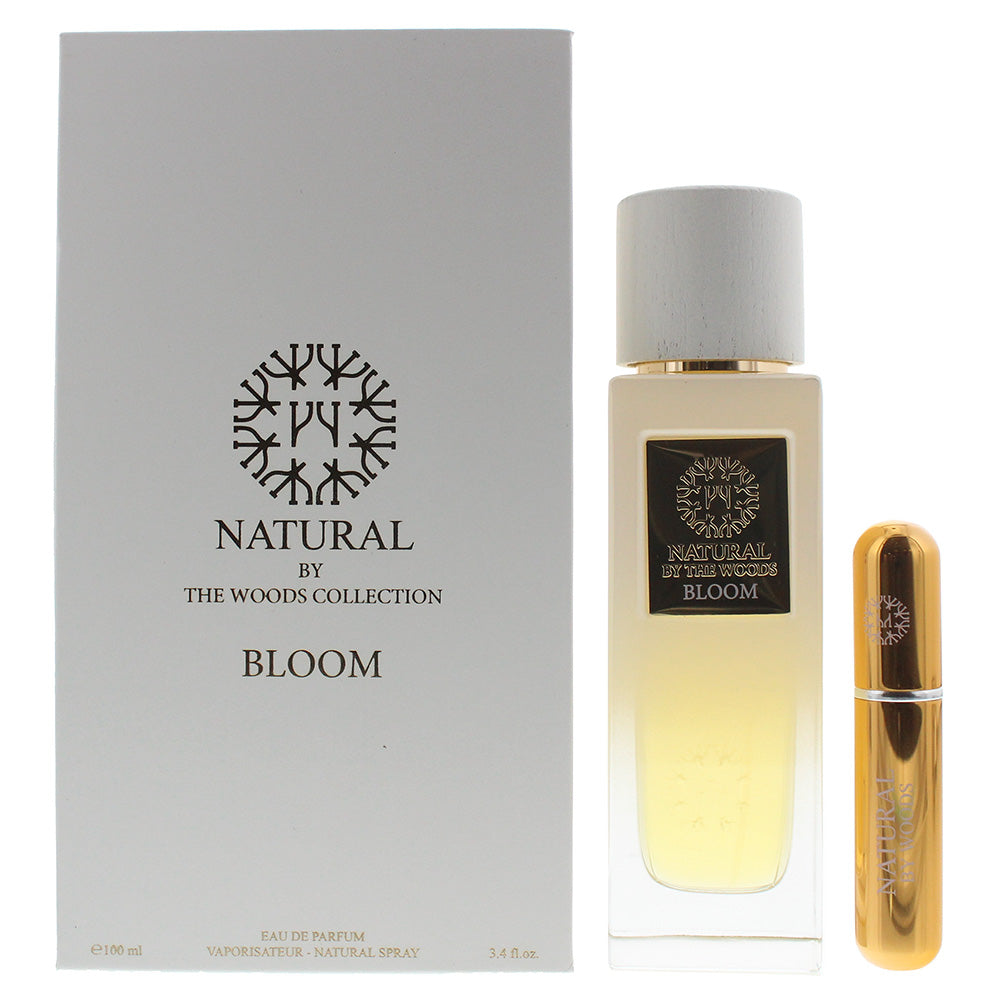 Natural by The Woods Collection Bloom 2 Piece Set Eau De Parfum 100ml Eau De Parfum 5ml