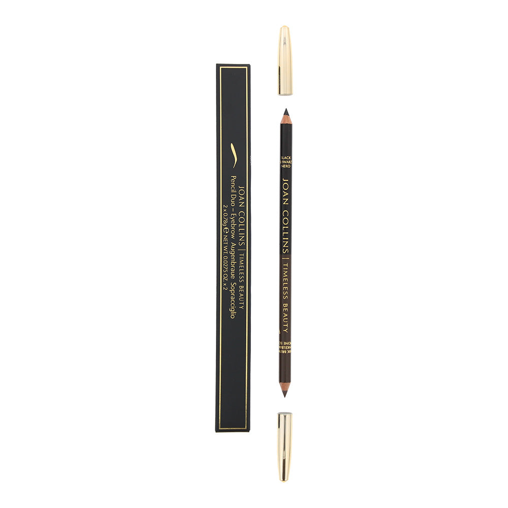 Joan Collins Eyebrow Pencil Duo Black/Dark Brown 1.56g