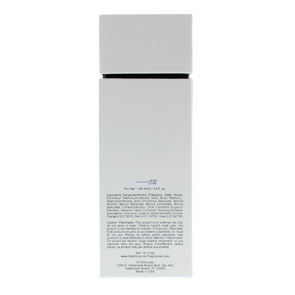 Adam Levine Eau de Parfum 100ml - Ingredients
