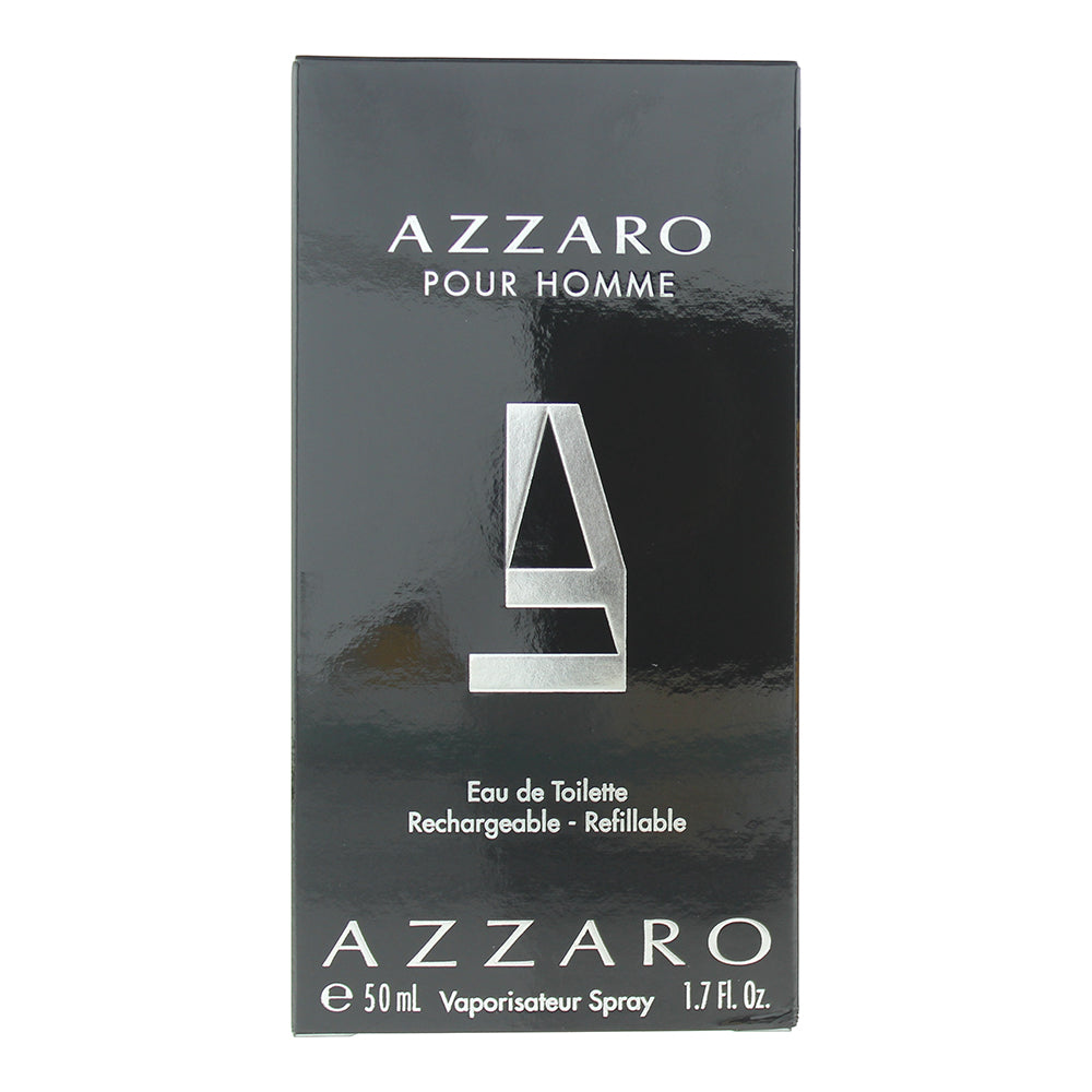 Azzaro Pour Homme Refillable Eau de Toilette 50ml - Box