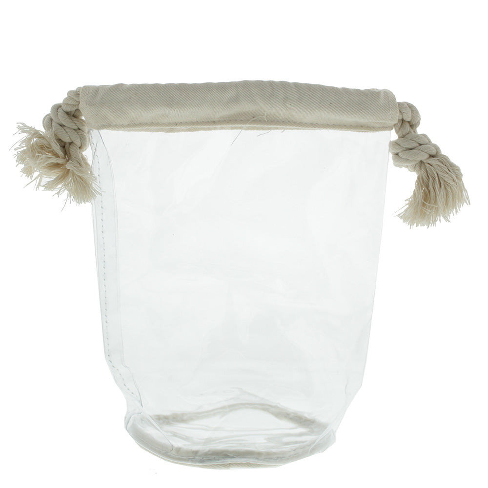 Clear Pvc Draw String Bag