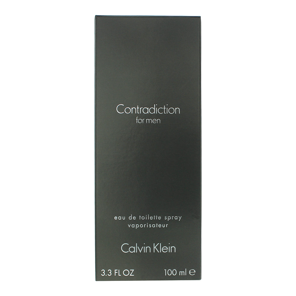Calvin Klein Contradiction For Men Eau de Toilette 100ml - Box