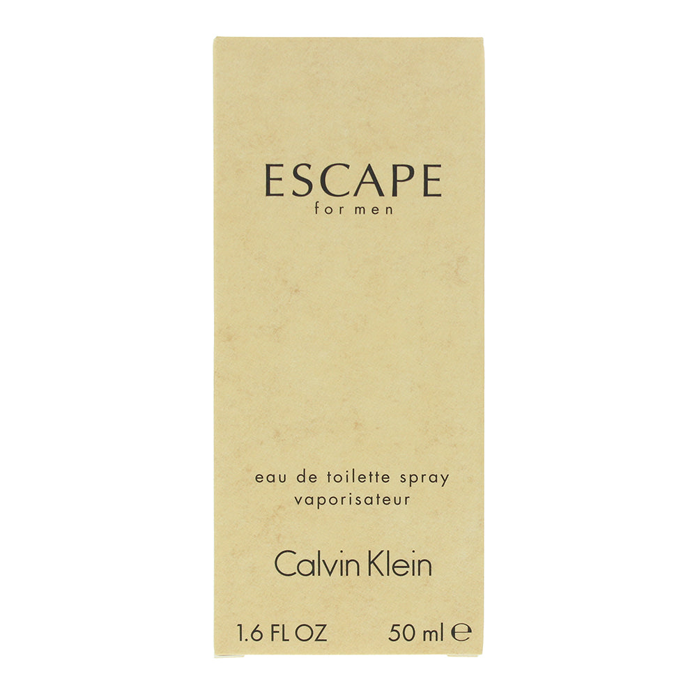 Calvin Klein Escape For Men Eau de Toilette 50ml - Box