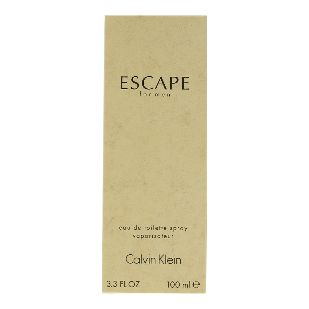 Calvin Klein Escape For Men Eau de Toilette 100ml - Box