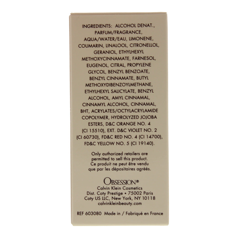 Calvin Klein Obsession Eau de Parfum 30ml