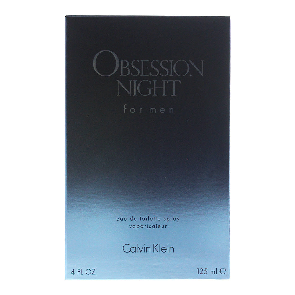 Calvin Klein Obsession Night For Men Eau de Toilette 125ml - Box