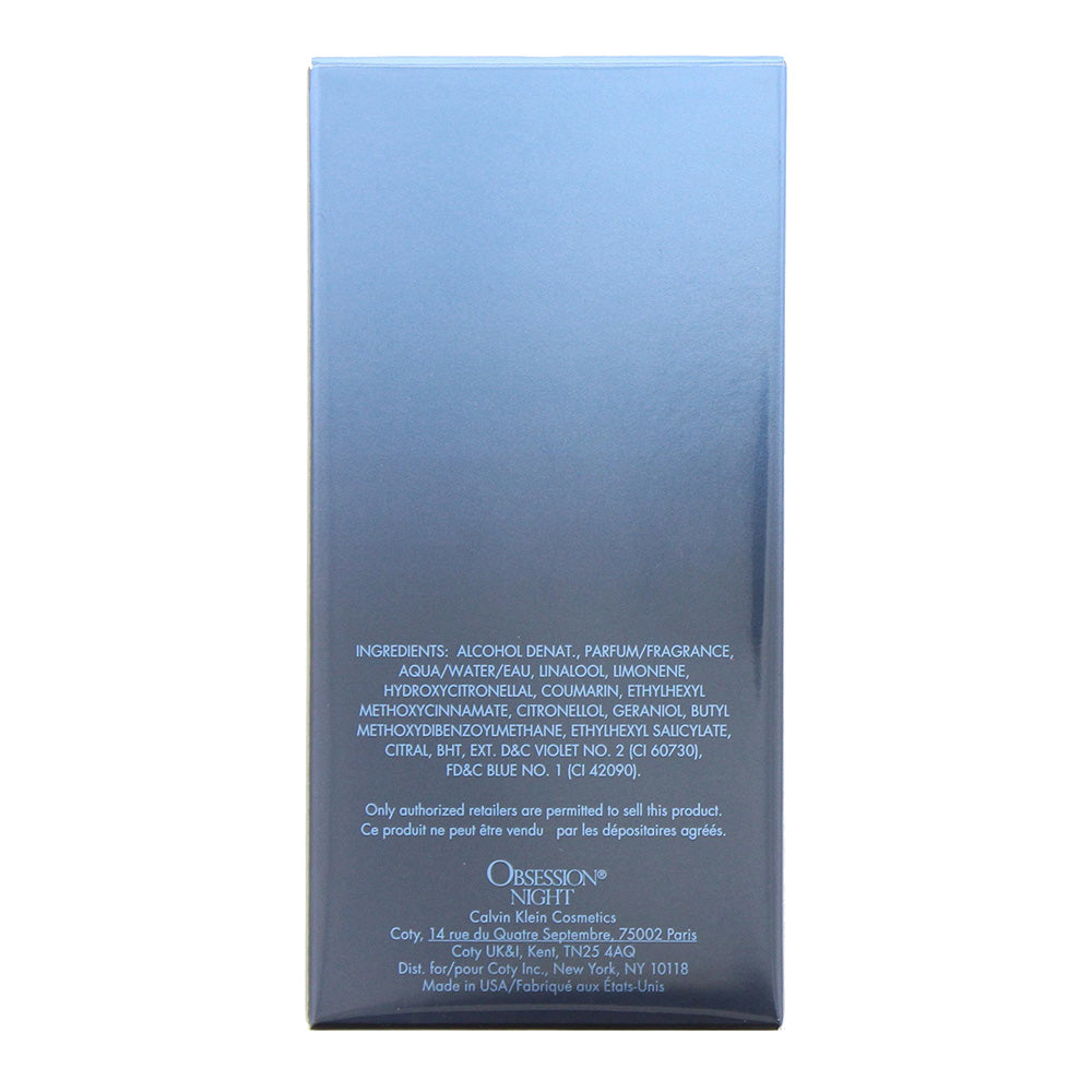 Calvin Klein Obsession Night Eau de Parfum 100ml