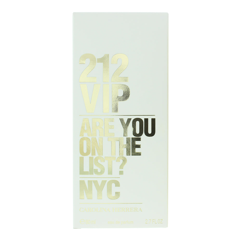 Carolina Herrera 212 Vip Eau de Parfum 80ml - Box