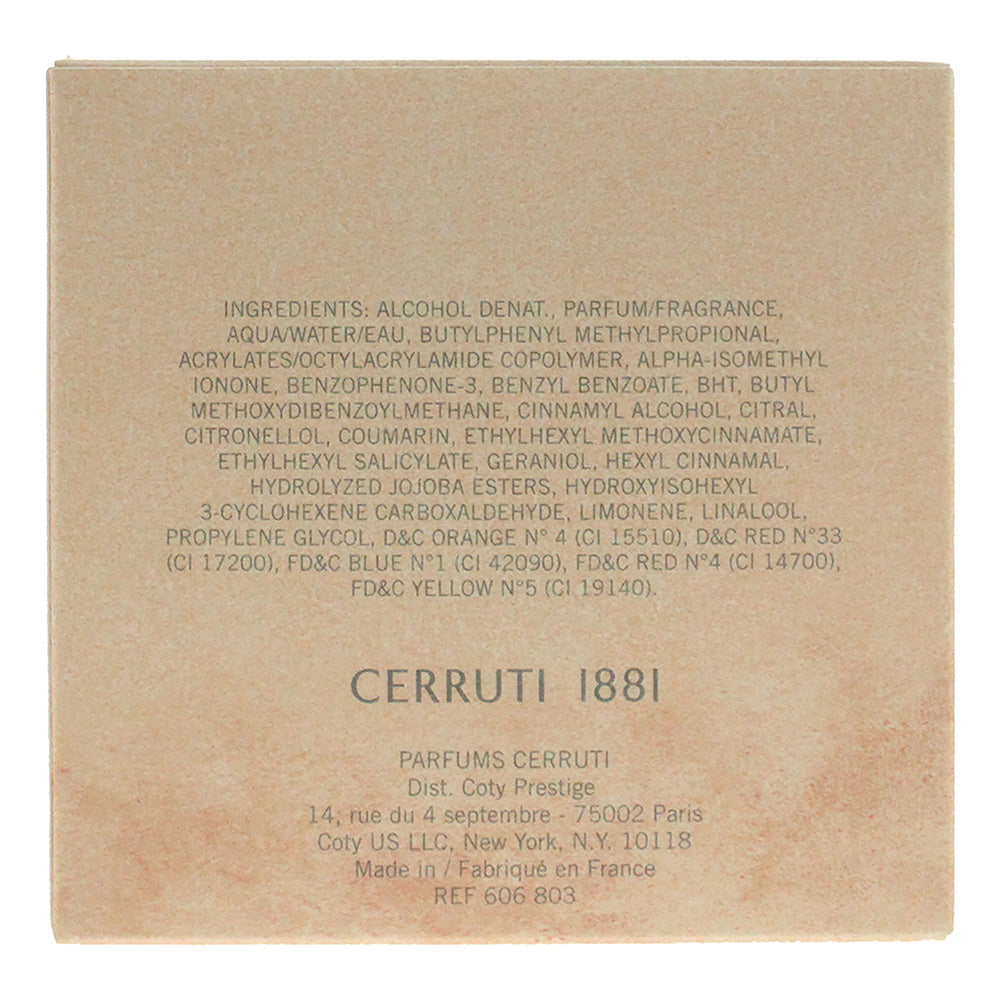 Cerruti 1881 Pour Femme Eau de Toilette 50ml