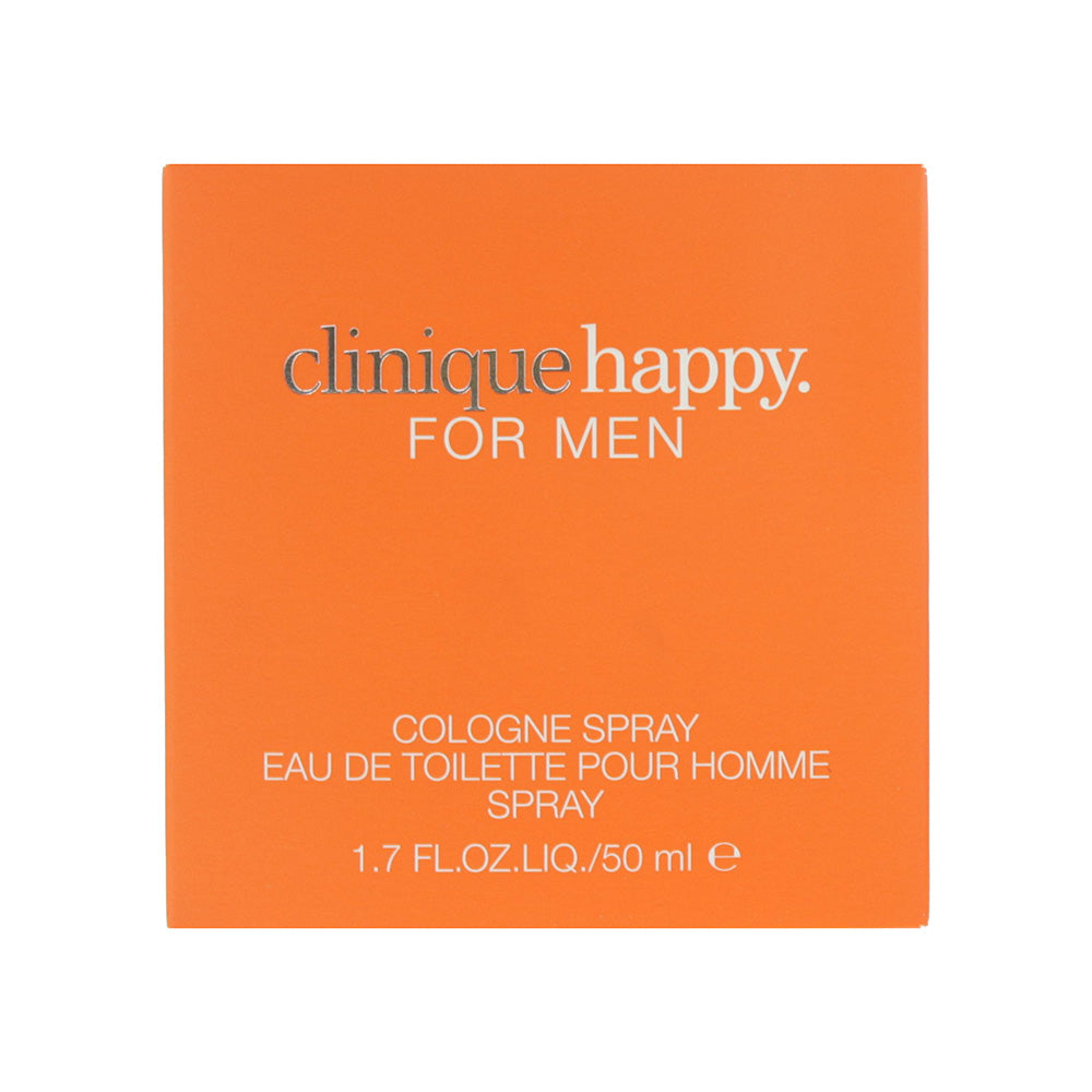 Clinique Happy For Men Cologne Spray Eau de Toilette 50ml - Box