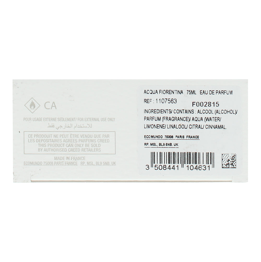 Creed Acqua Fiorentina Eau de Parfum 75ml