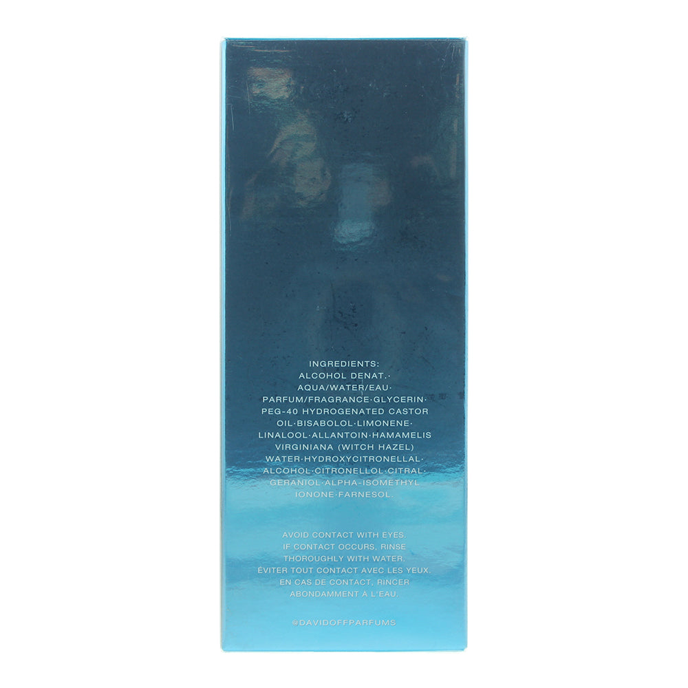 Davidoff Cool Water Aftershave 75ml - Ingredients