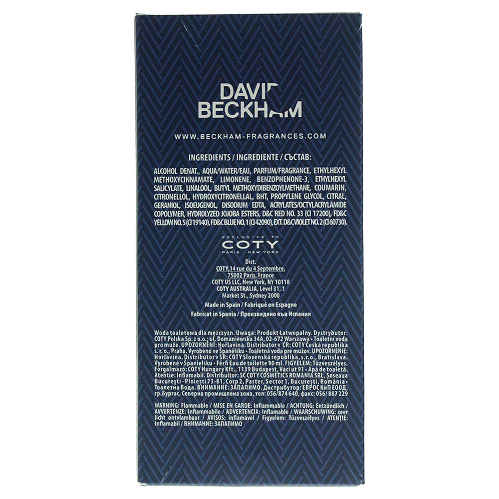 David Beckham Classic Blue Eau de Toilette 90ml