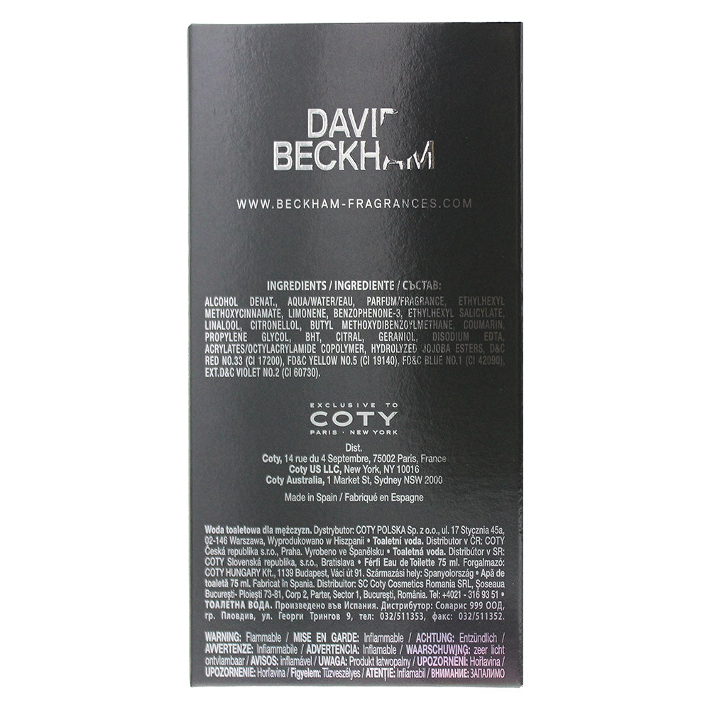 David Beckham The Essence Eau de Toilette 75ml