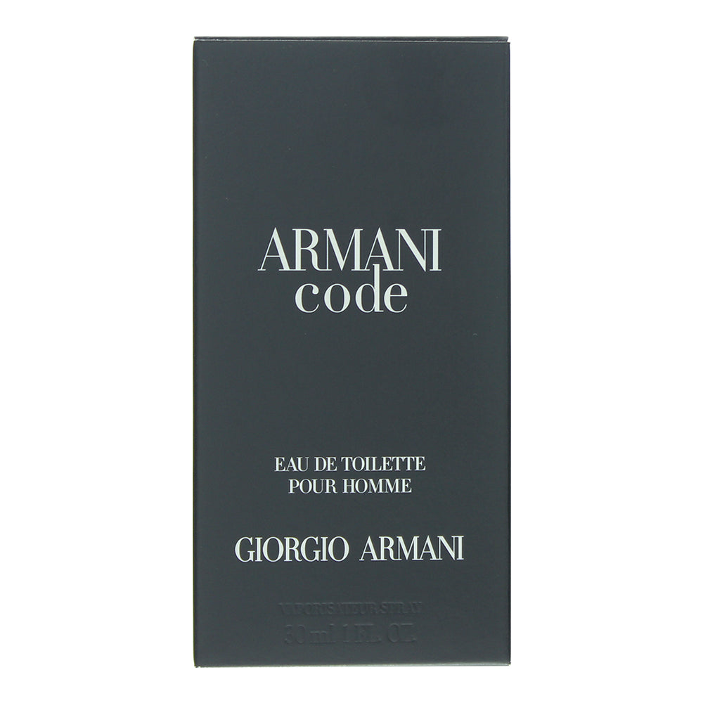Giorgio Armani Code Pour Homme Eau de Toilette 30ml - Box