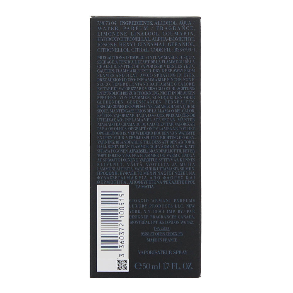 Giorgio Armani Code  Pour Homme Eau de Toilette 50ml