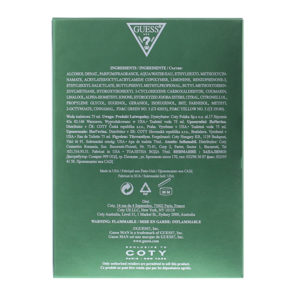 Guess Man Eau de Toilette 75ml