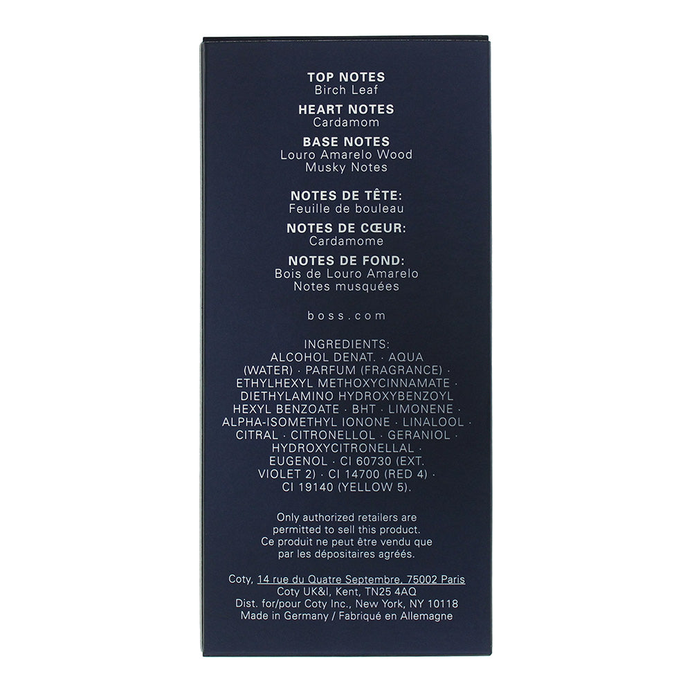 Hugo Boss Bottled Night Eau de Toilette 100ml - Ingredients