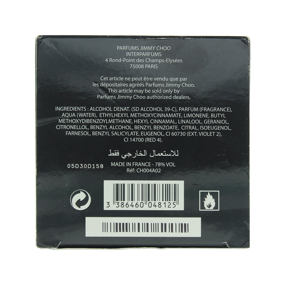 Jimmy Choo Flash Eau de Parfum 60ml - Ingredients