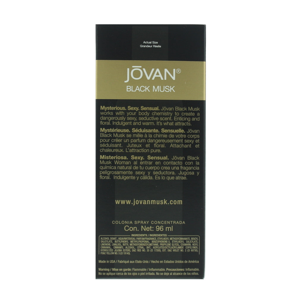 Jovan Black Musk Eau de Cologne 100ml