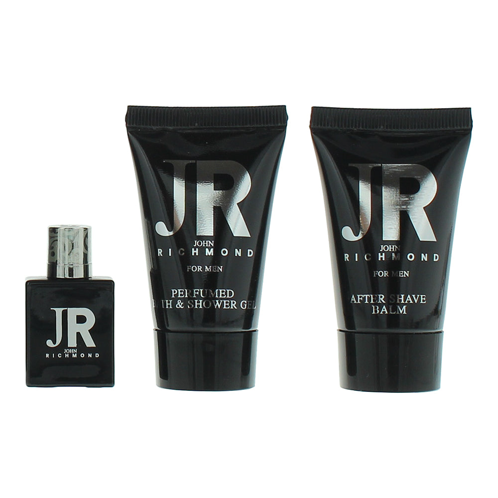 John Richmond 3 Piece Gift Set: Eau de Toilette 4.5ml - Shower Gel 25ml - Afters - Product