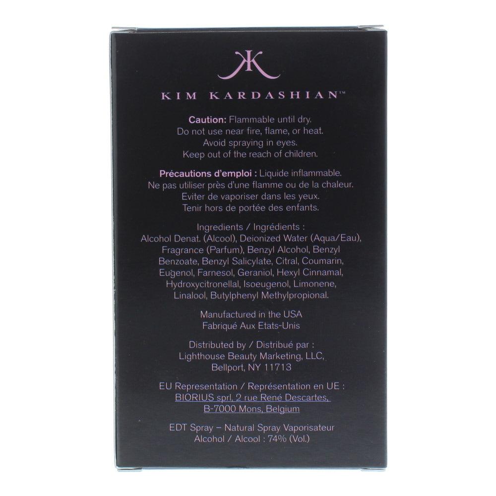 Kim Kardashian Eau de Toilette 30ml - Ingredients