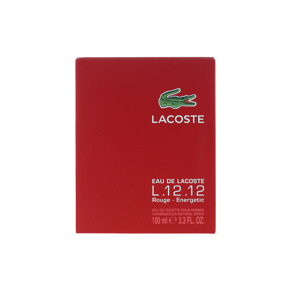 Lacoste Eau de Lacoste L.12.12 Rouge Energetic Eau de Toilette 100ml - Box