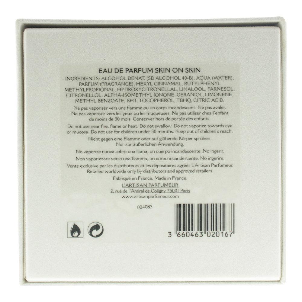 L'artisan Parfumeur Skin On Skin Eau de Parfum 125ml