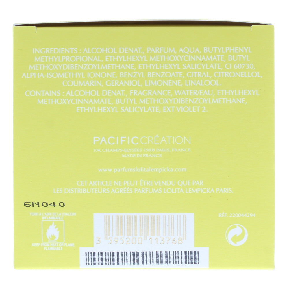 Lolita Lempicka Eau de Parfum 100ml - Ingredients