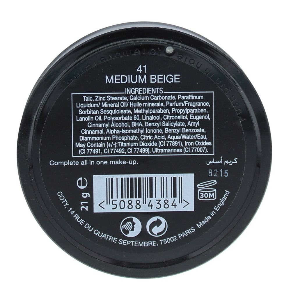 Max Factor Creme Puff Pressed Powder  41  Medium Beige Foundation 21g - Ingredients