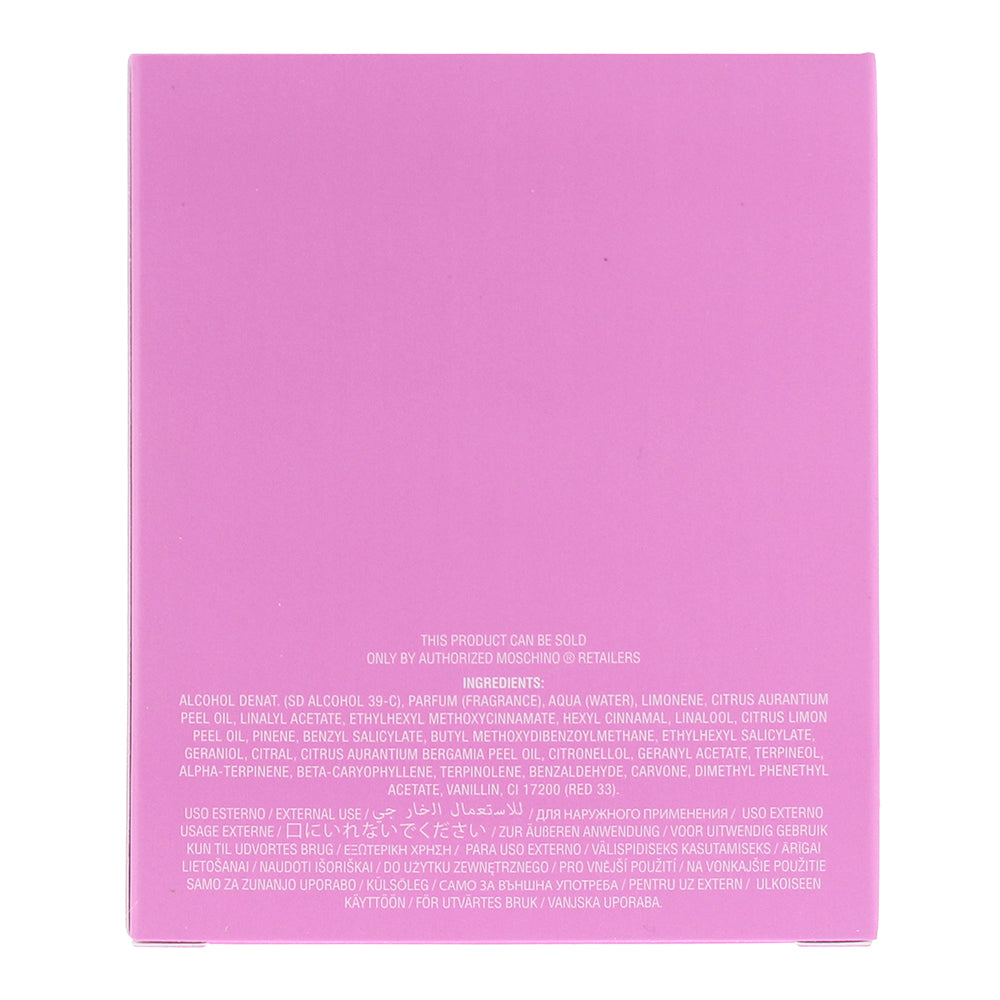 Moschino Pink Bouquet Eau de Toilette 50ml - Ingredients