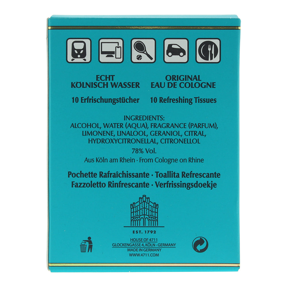 4711 Original Refreshing Tissues 10pcs