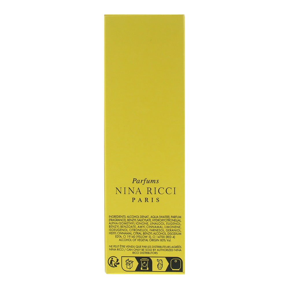 Nina Ricci L'air Du Temps Eau de Toilette 30ml - Ingredients