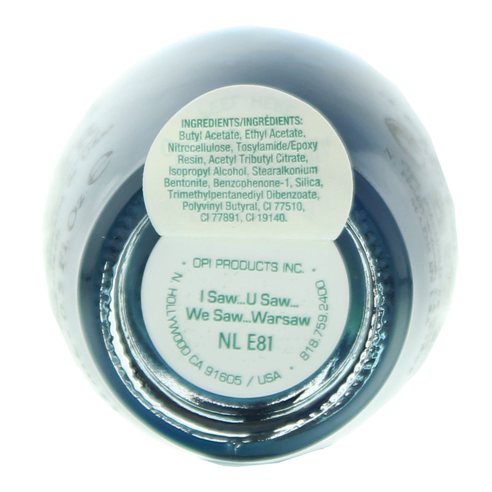 Opi I Saw U Saw We Saw Warsaw Nail Polish 15ml