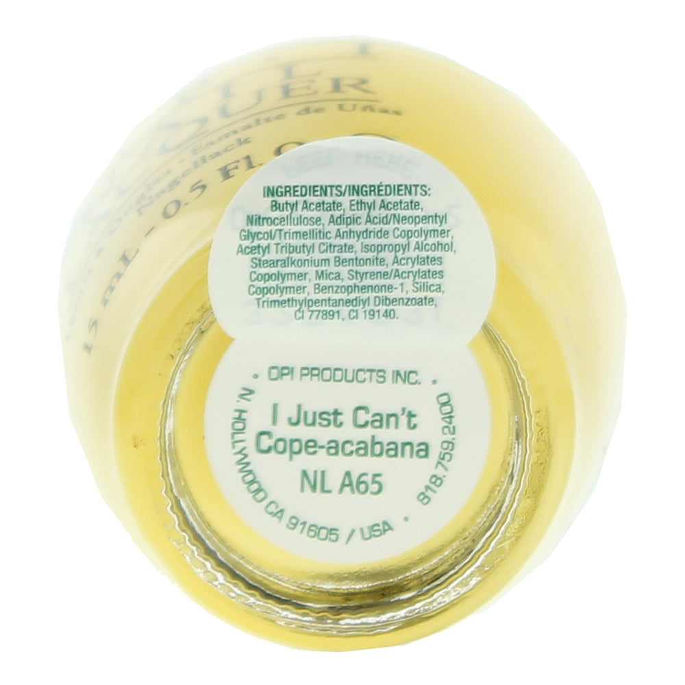 Opi I Just Can't Cope-Acabana Nail Polish 15ml