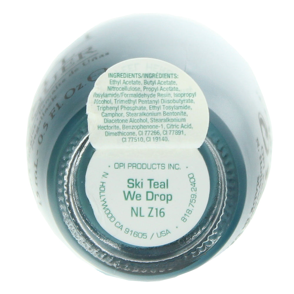 Opi Ski Teal We Drop Nail Polish 15ml - Ingredients