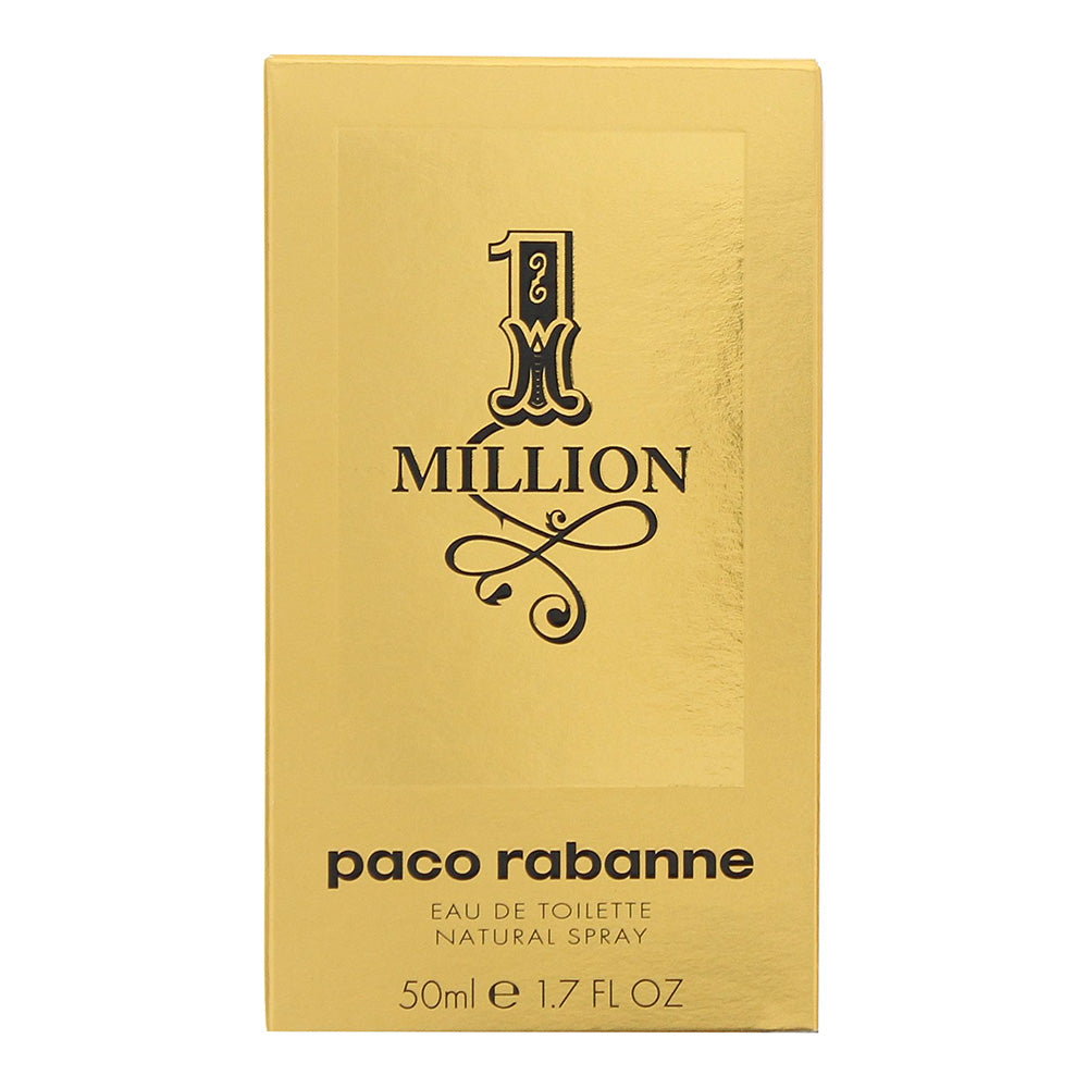 Paco Rabanne 1 Million Eau de Toilette 50ml - Box
