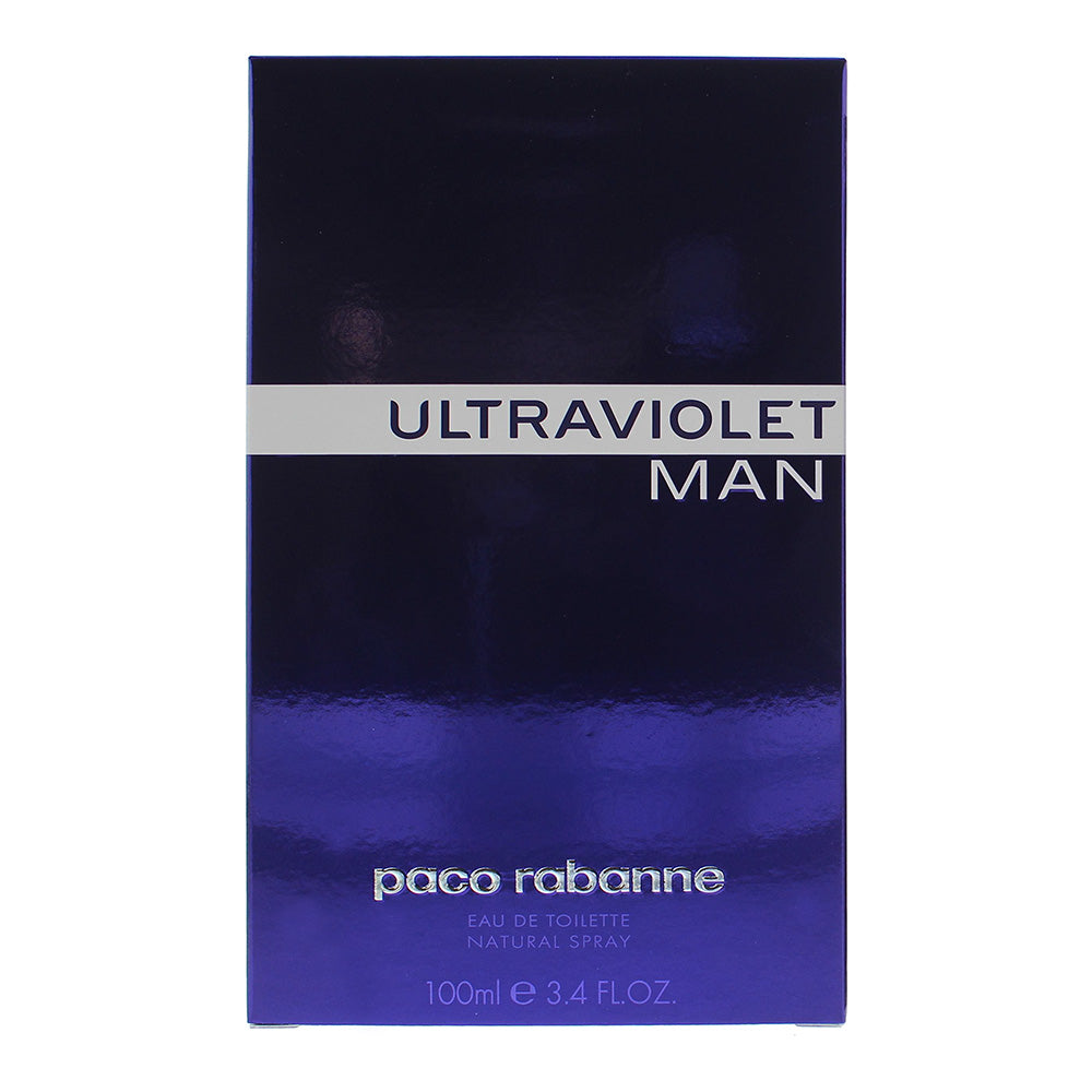 Paco Rabanne Ultraviolet Man Eau de Toilette 100ml (Damage) - Box