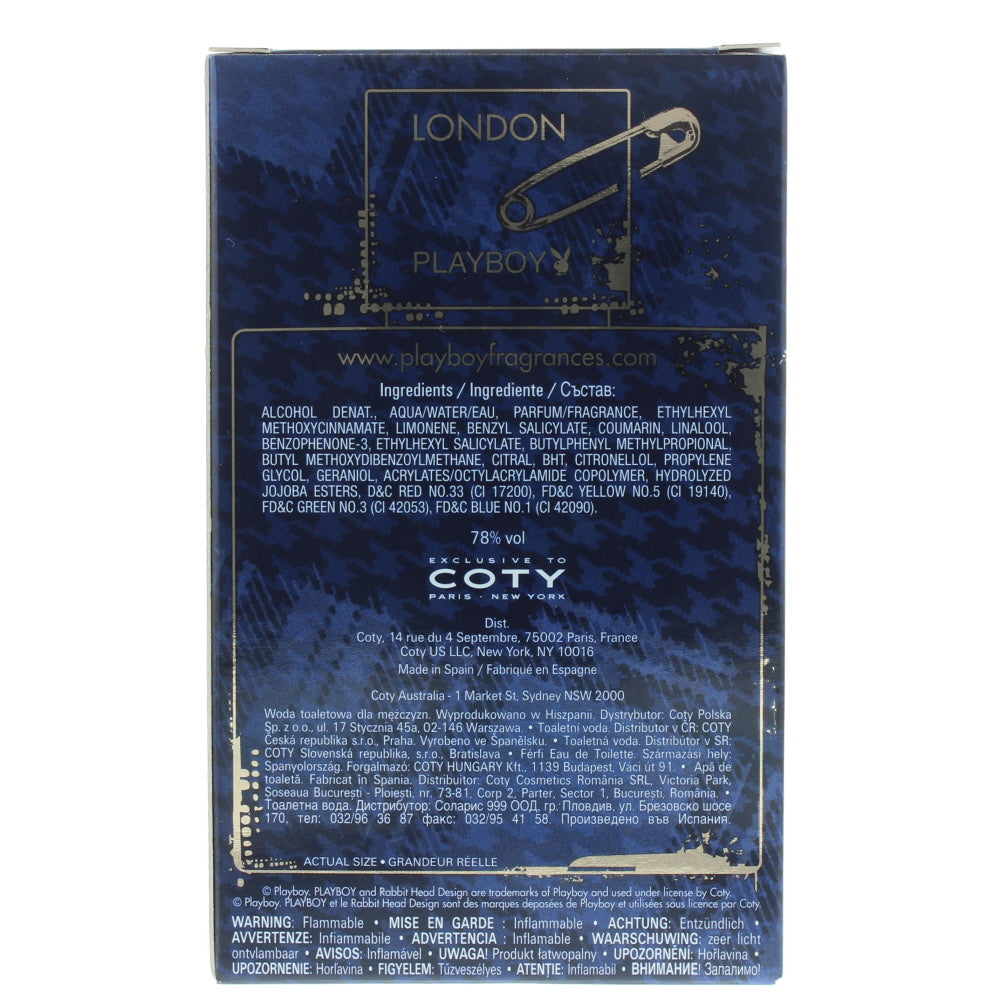 Playboy London Eau de Toilette 50ml