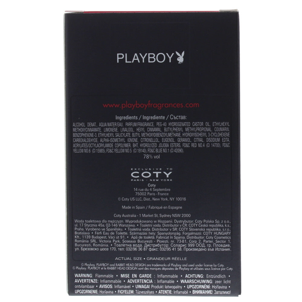 Playboy Vegas Eau de Toilette 50ml