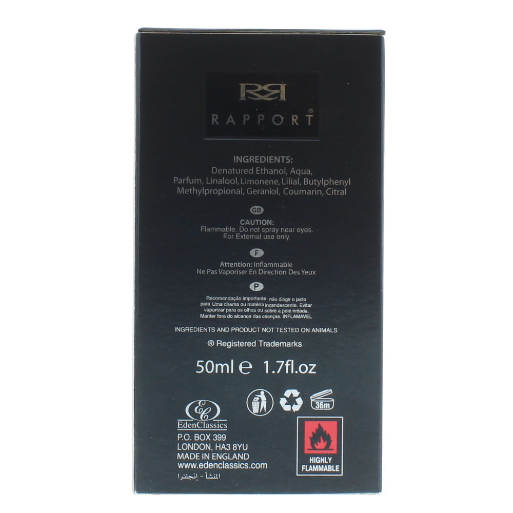 Rapport Black Eau de Toilette 50ml