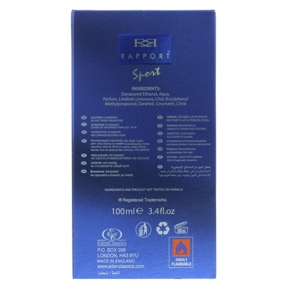 Rapport Sport Eau de Toilette 100ml