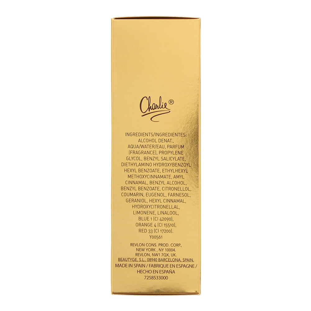 Revlon Charlie Gold Eau de Toilette 100ml
