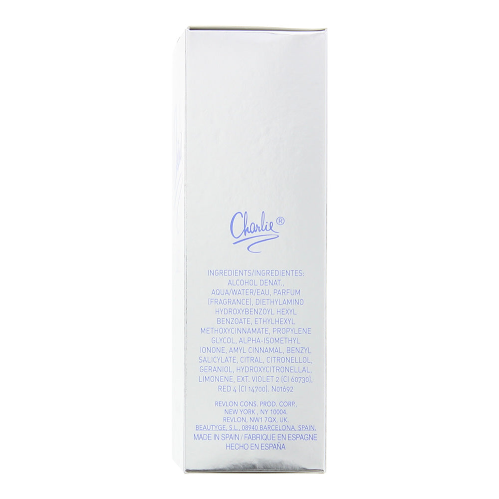 Revlon Charlie Silver Eau de Toilette 100ml - Ingredients