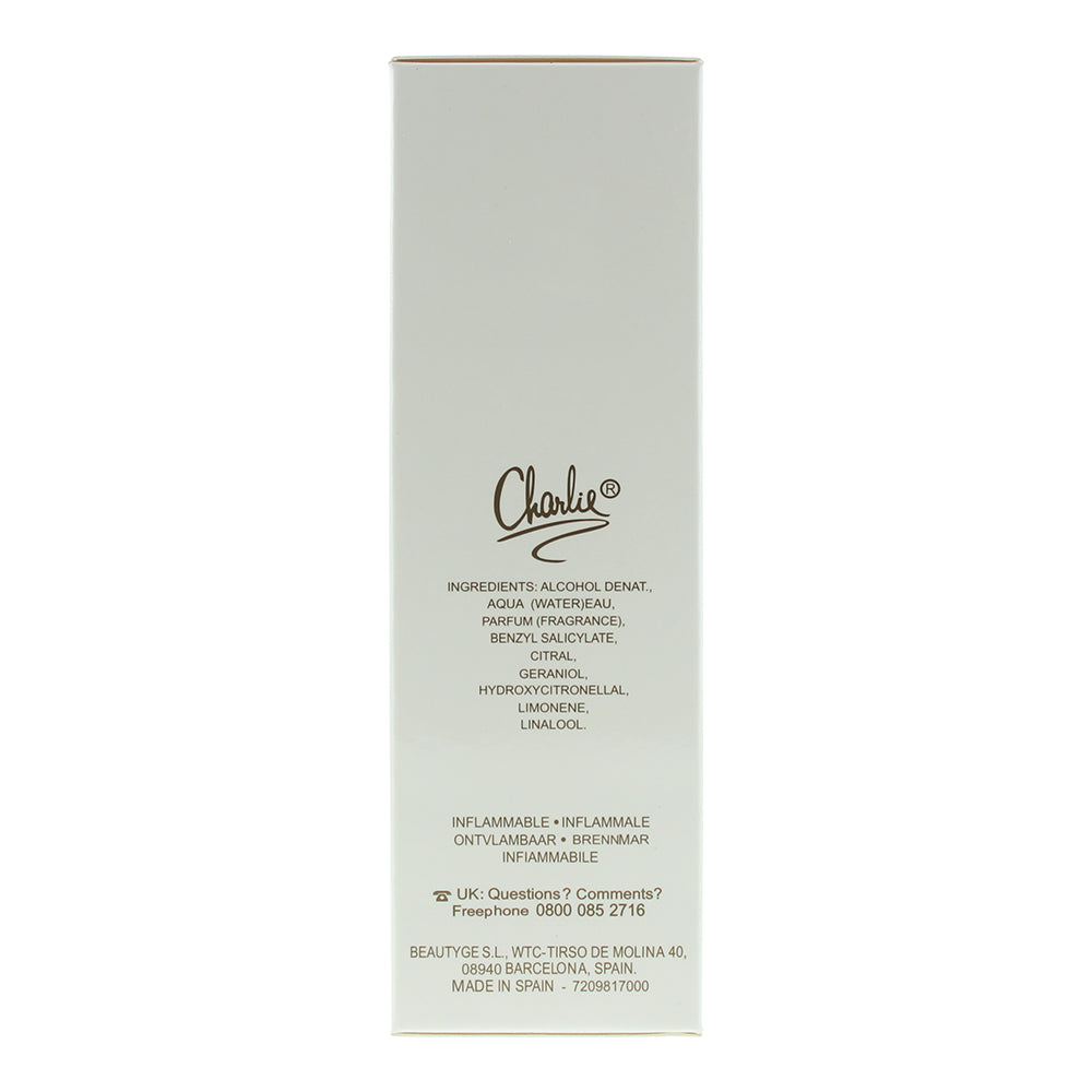 Revlon Charlie White Eau de Toilette 100ml - Ingredients