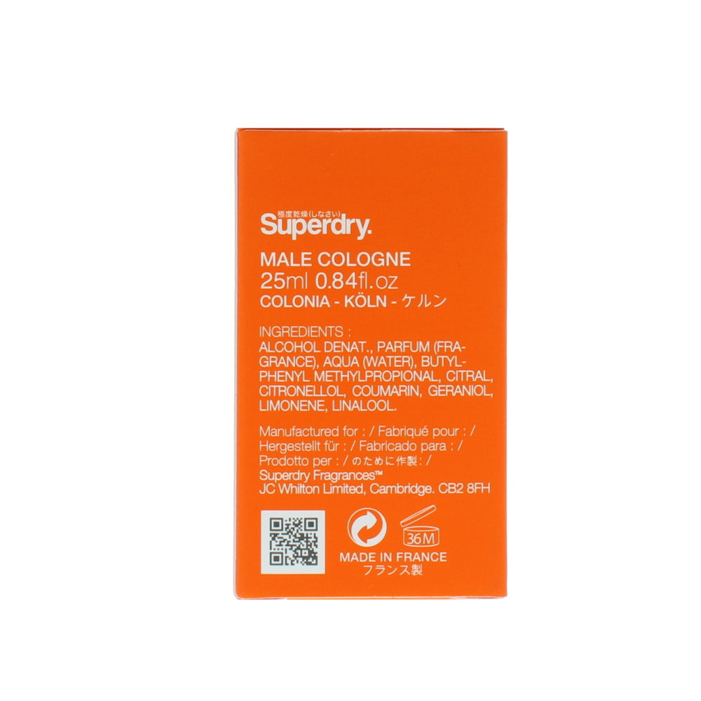 Superdry Orange Male Cologne 25ml