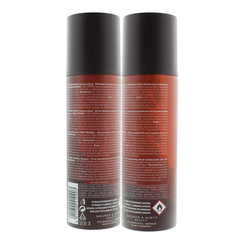 Tabac Original Deodorant Spray 200ml - Ingredients